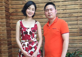 广州摩根与明星合影