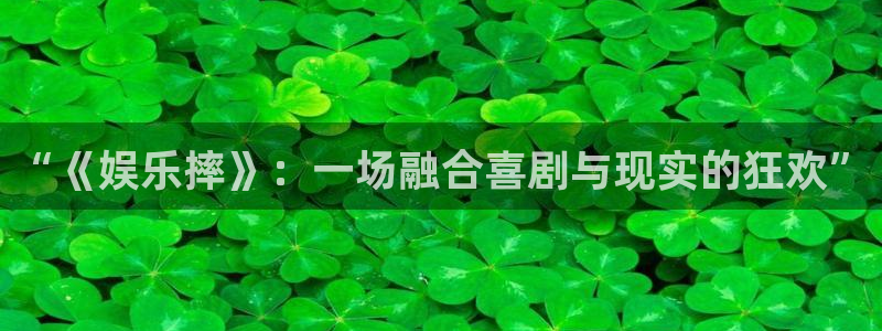 摩根娱乐：“《娱乐摔》：一场融合喜剧与现实的狂欢”