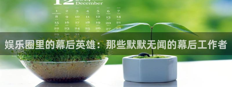 摩根娱乐：娱乐圈里的幕后英雄：那些默默无闻的幕后工作者